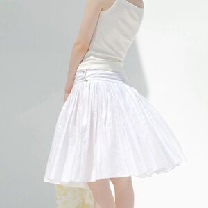 M’Archive MARCHEN "DANDELIONA SKIRT" in white